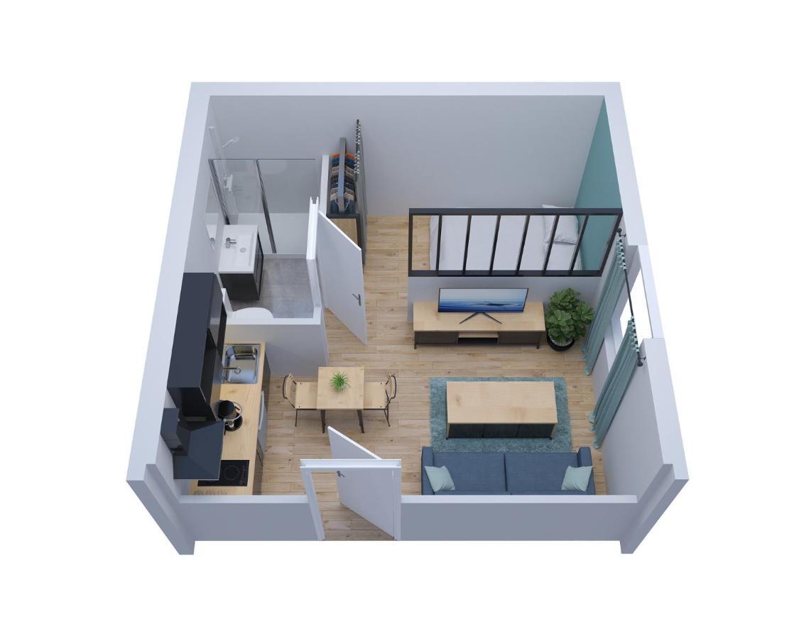 Apartment Centre - Wifi Fibre - Nouveau Lorient
